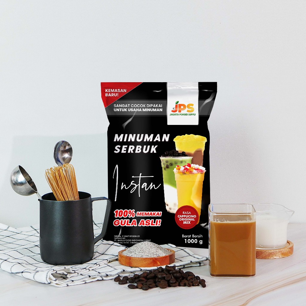 

bubuk minuman cappucino mix