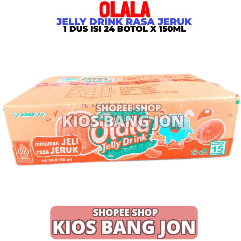 

Olala Jelly Drink Rasa Jeruk 1 Dus Isi 24 Botol 150ML