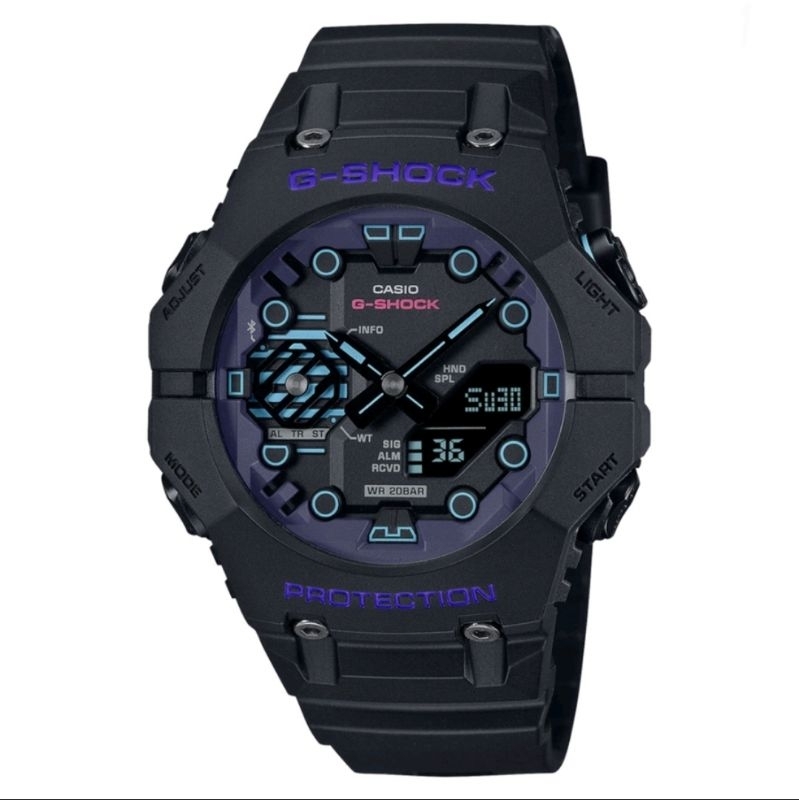 G-SHOCK GA-B001CBR-1ADR jam tangan Pria Analog-Digital strap Rubber Original