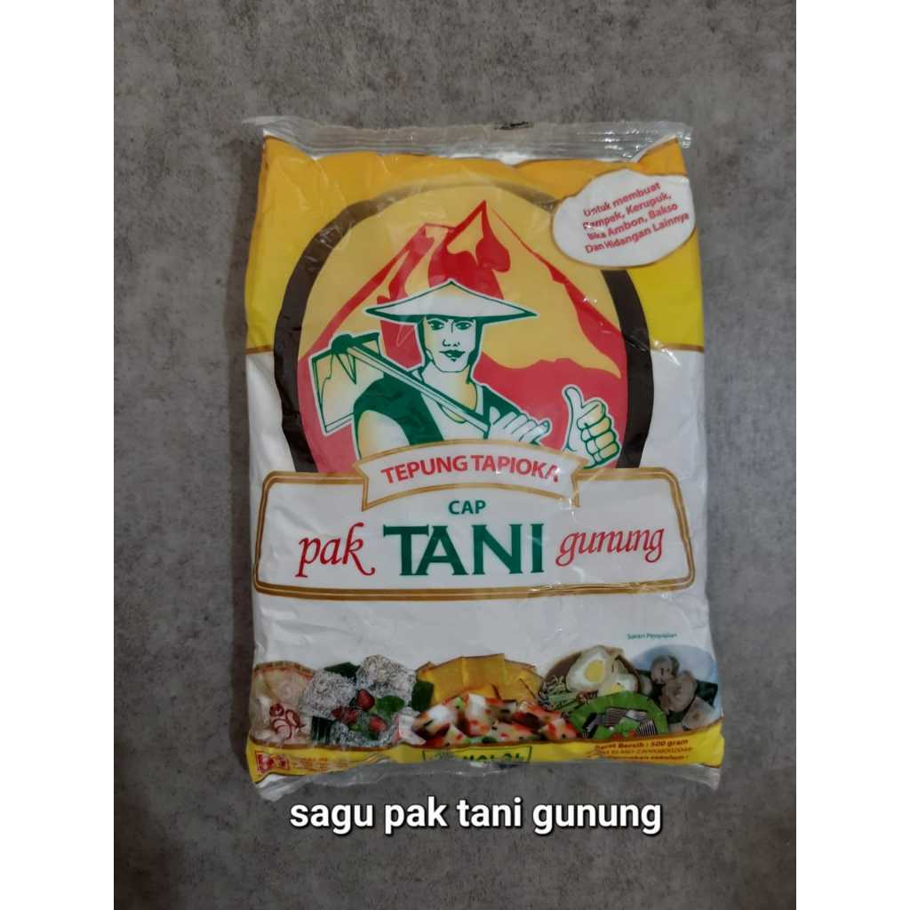 

tepung tapioka sagu cap pak tani gunung 500gr