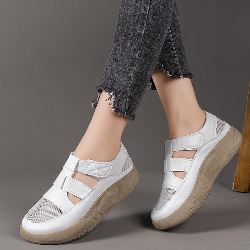 Sepatu wanita wedges perekat sepatu sandal wanita new arrival