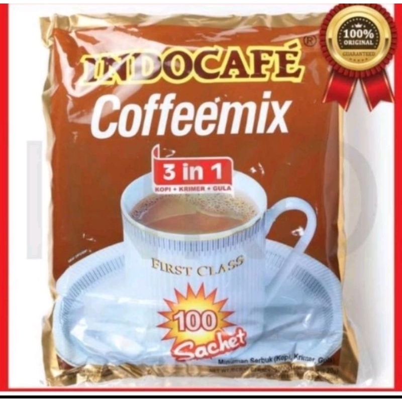 

indocafe coffe mix 3 in 1 (100 sachet 20g)