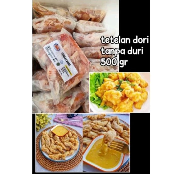 

Tetelan ikan dori tanpa duri/ filet ikan tinggi protein 500gram