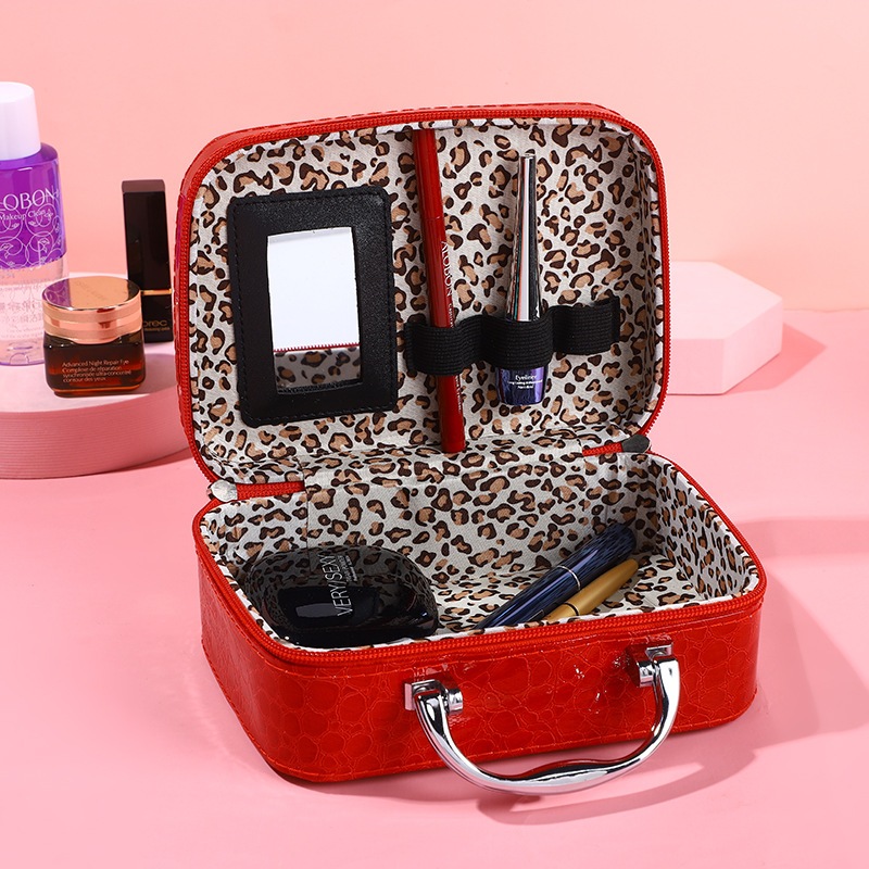 NEW TAS MAKEUP KACA / TAS KOSMETIK / TAS MAKEUP MINI / TAS MAKEUP TRAVELLING / TAS SERBAGUNA