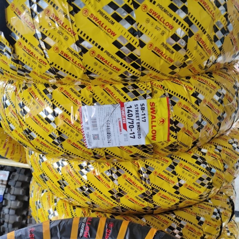 Ban luar swallow tubeless 140/70-17 sb117 street enduro