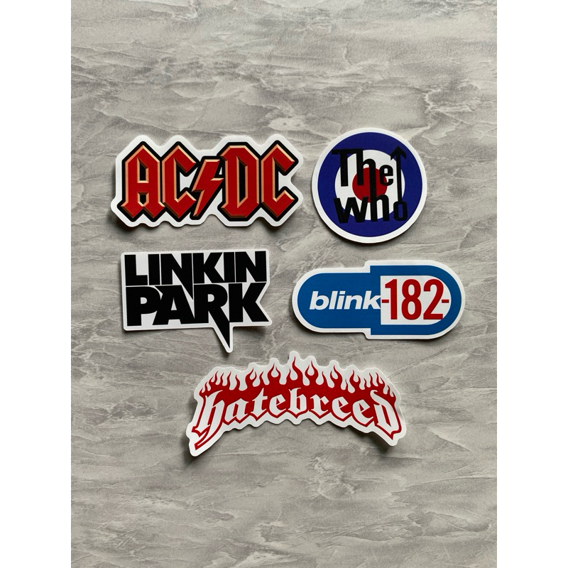 

STICKER PACK BAND 5 pcs