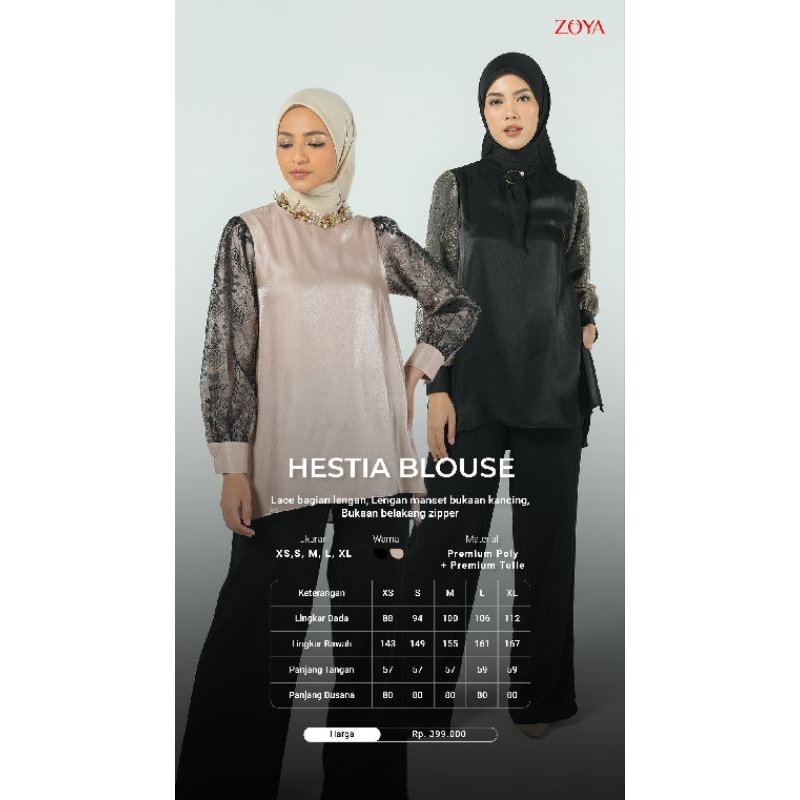 Hestia Blouse Zoya New Arrival