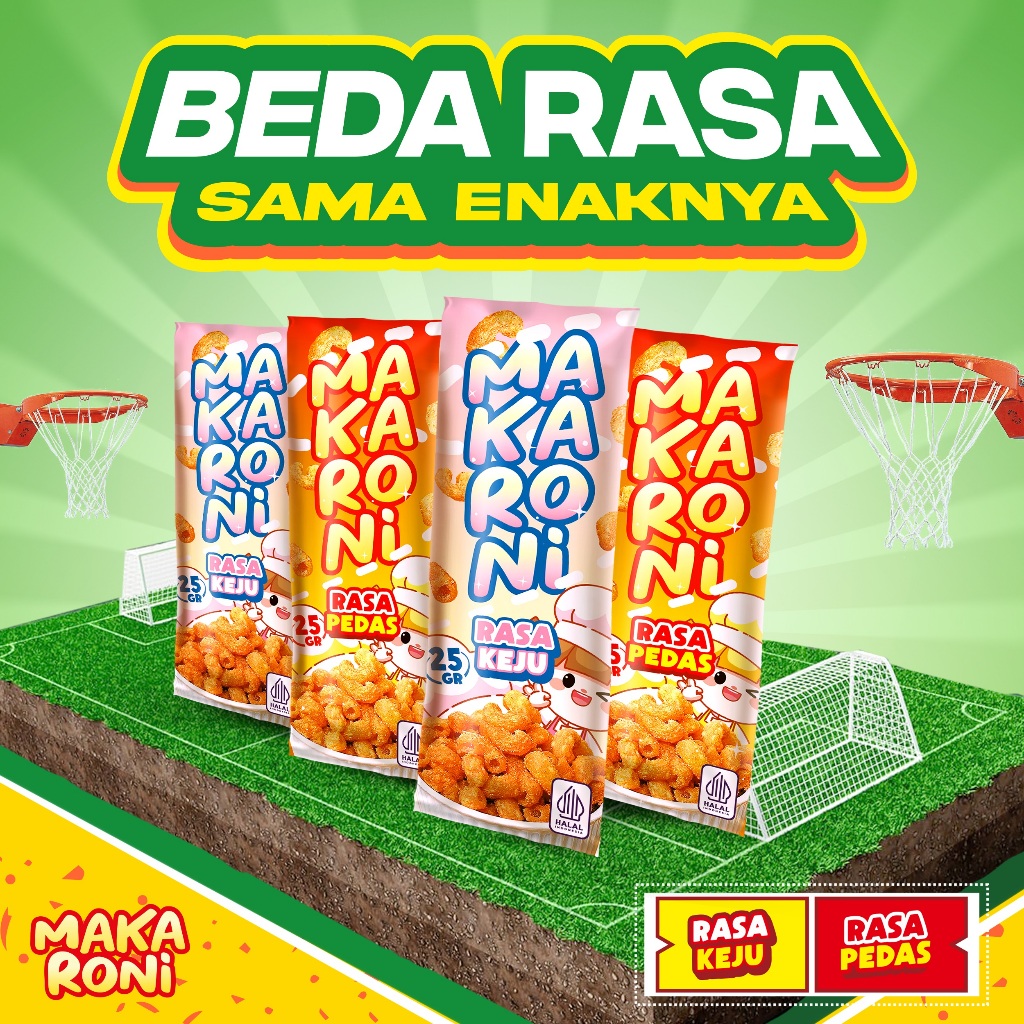 

Makaroni CMI (Pedas, Keju)