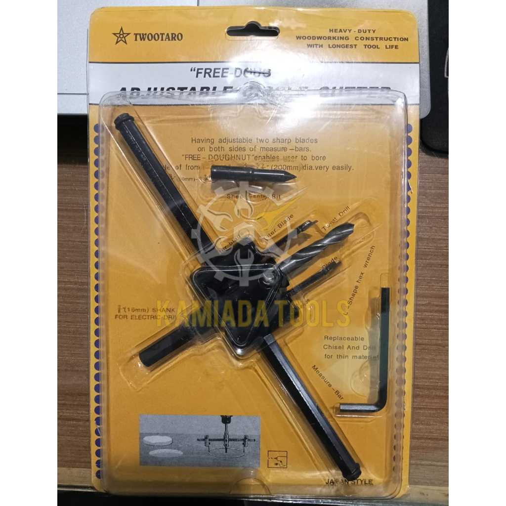 Hole Cutter/Mata Bor Lubang/Mata Bor Jangka 30-200mm