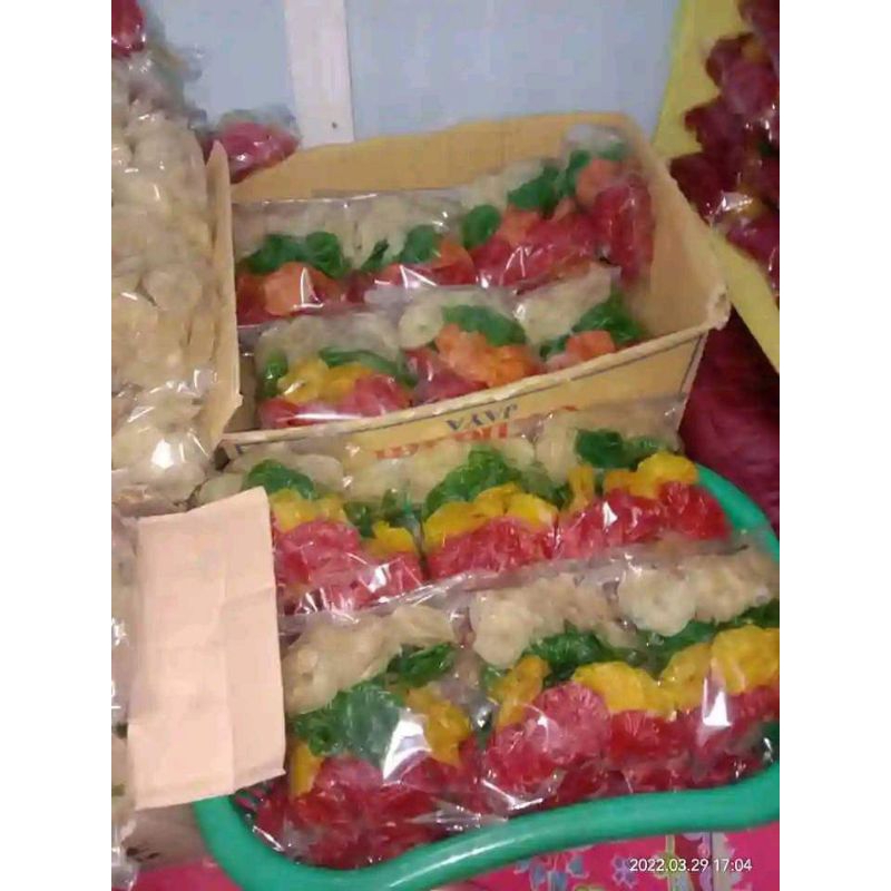 

kerupuk ikan ganepo/ kembang rose isi 1kg