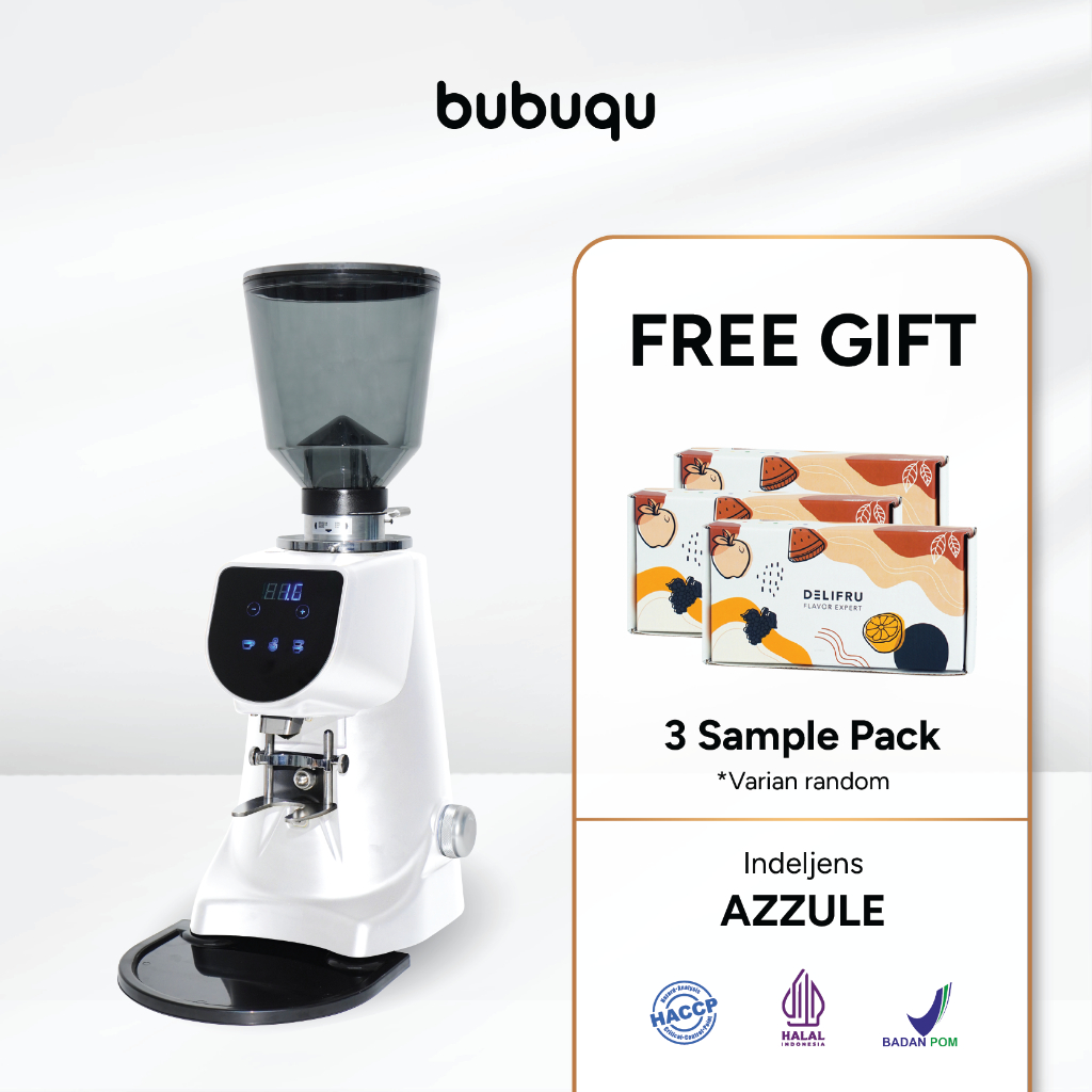 Delifru - Indeljens Coffee Grinder Digital Azzule Mesin Pengiiling Biji Kopi