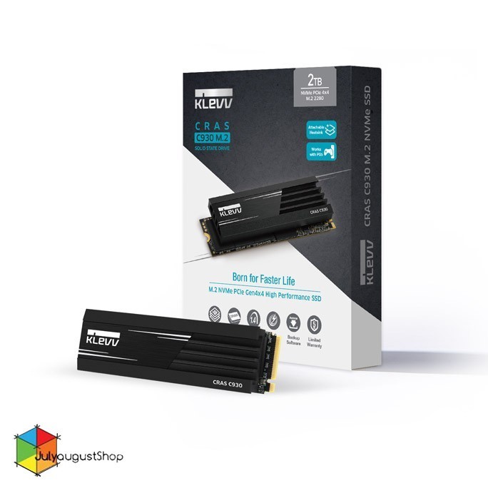 KLEVV CRAS C930 NVMe SSD PCIe 4.0 x4 Heatsink