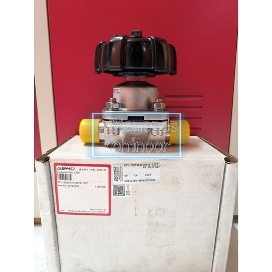 GEMU 673 DIAPHRAGM VALVE 25D59F31702TS 1" SPIGOT ASME BPE (EPDM)