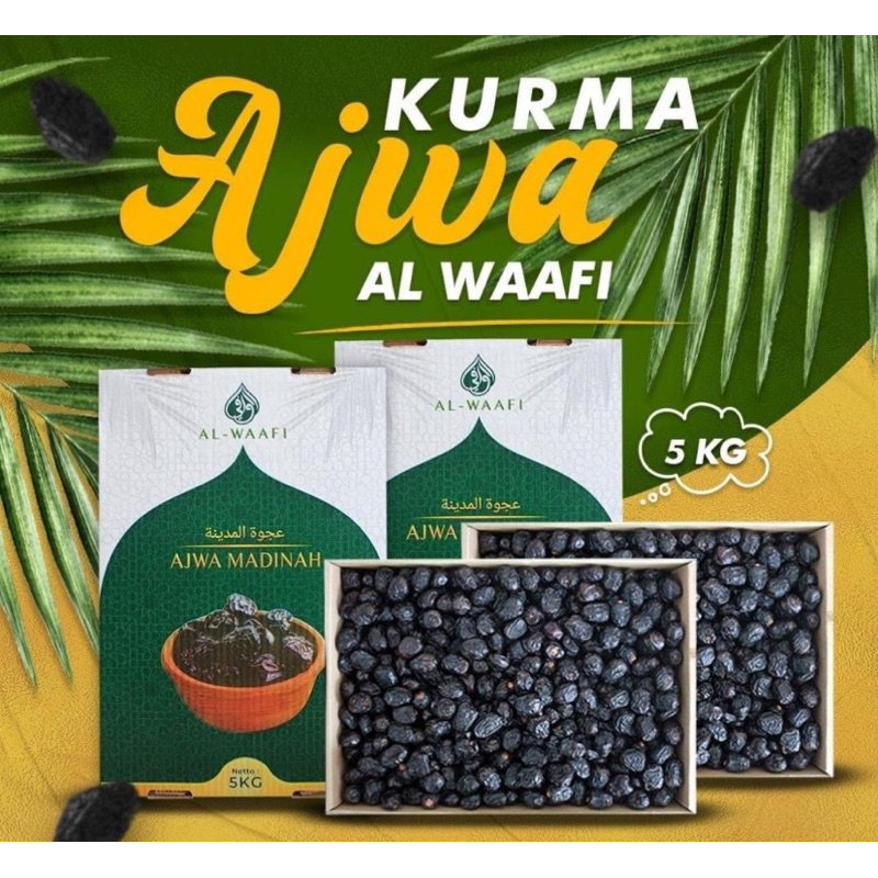 

Kurma ajwa madinah al wafi premium 500gr