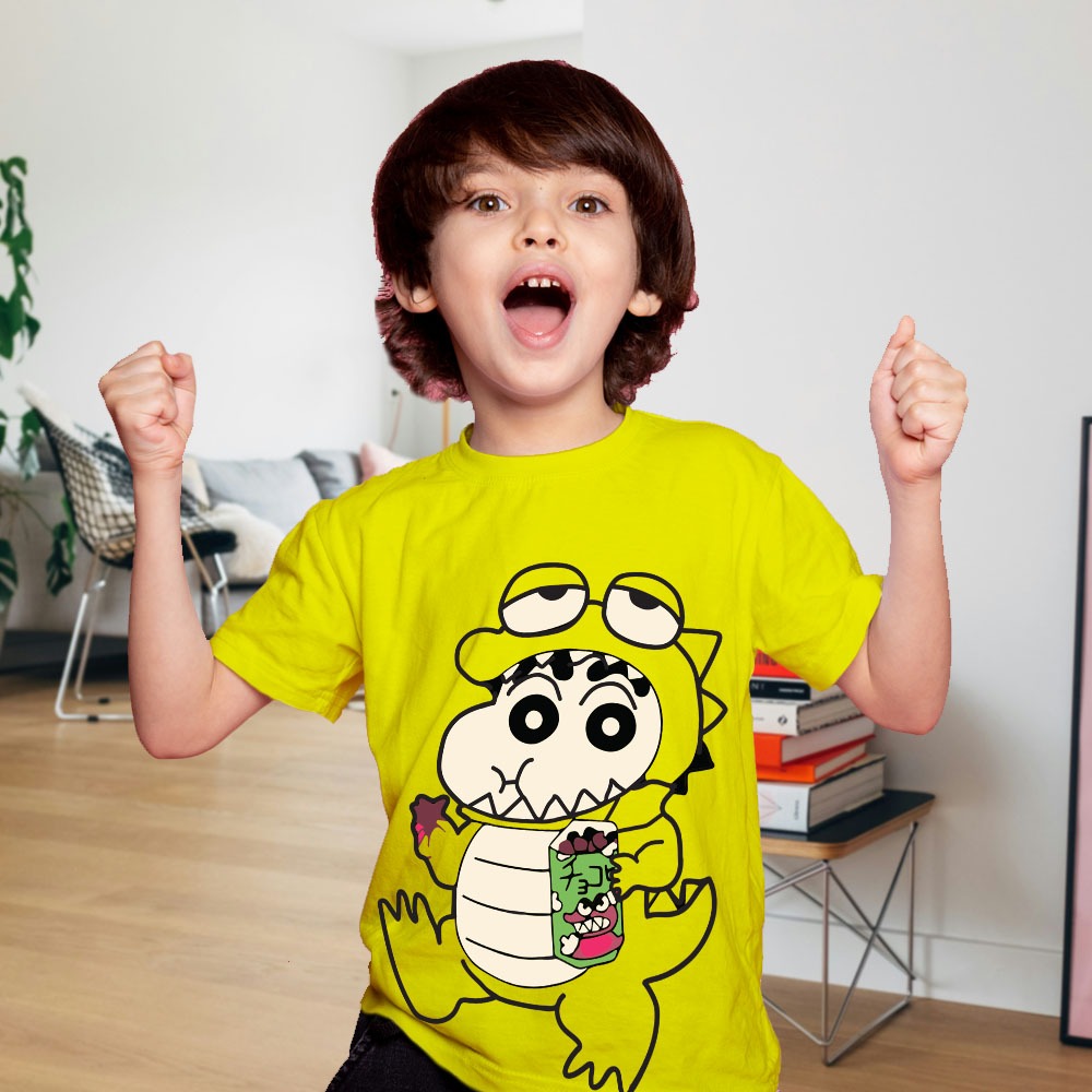 Kaos Anak Digital Printing "Motif SHINCAN" BSR KIDZ 39 Kaos Distro Kaos Atasan Kids Baju Anak kecil 