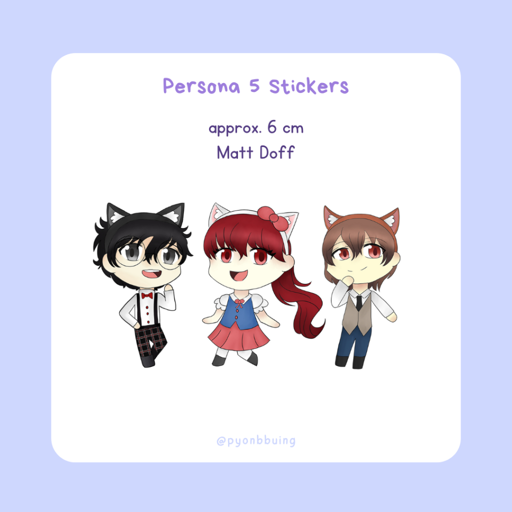 

Persona 5 Stickers | After Sale Comifuro 17