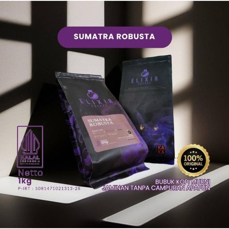 

Kopi Bubuk Robusta ELIXIR Coffee 1 kg