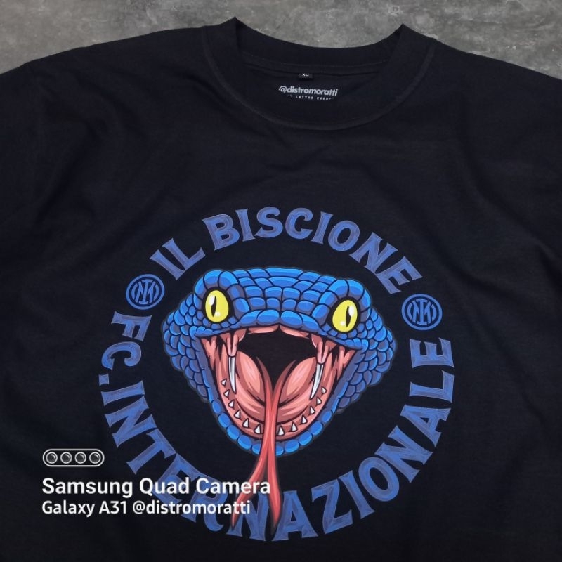 TSHIRT KAOS INTER SNAKE GRAPHIC