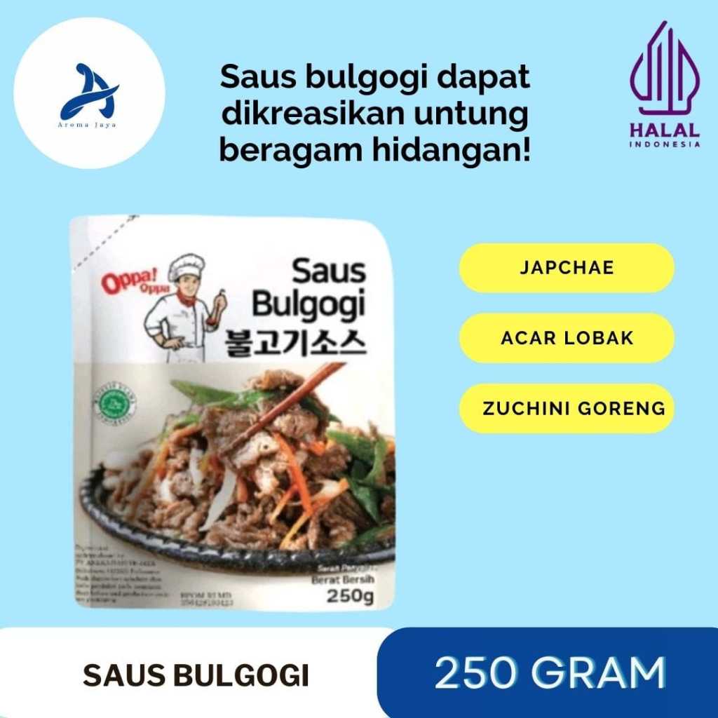 

[OPPA-OPPA] Saus bulgogi korea 250gr / Sauce bulgogi saus daging BBQ STEAK