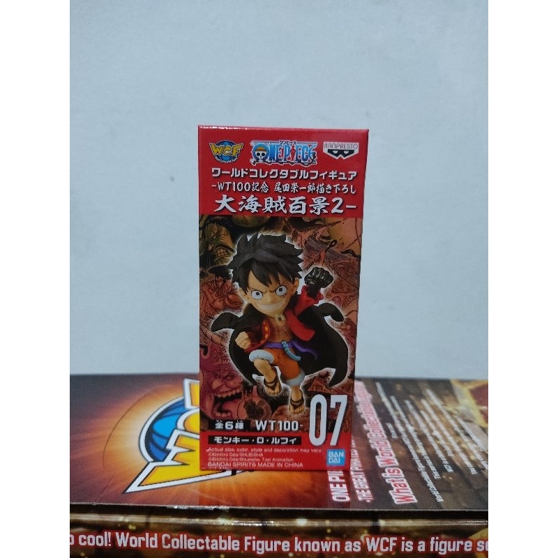 ACTION FIGURE ORIGINAL WCF LUFFY WT100 BIB ASVER