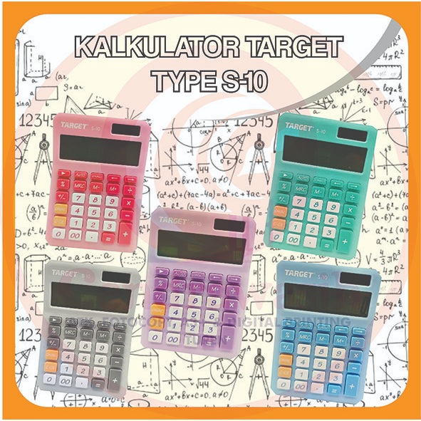

KALKULATOR TARGET/TULIS SEKOLAH/ALAT TULIS KANTOR