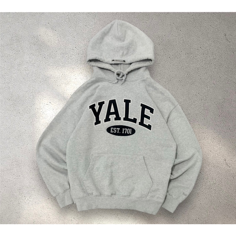 YALE UNIVERSITY GREY HOODIE / HOODIE YALE