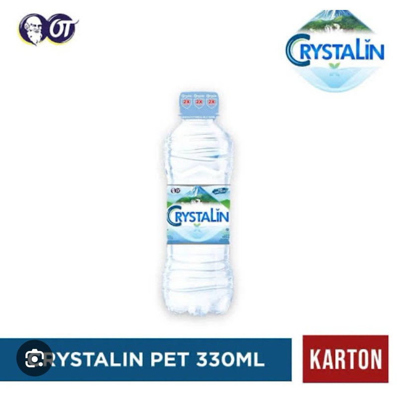 

Crystalin 330ml karton isi 24 botol