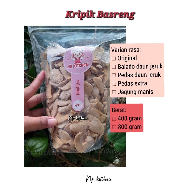 

kripik basreng 800 gram