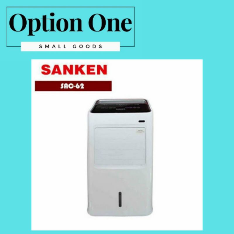 Sanken Air Cooler SAC 62 Pendingin Ruangan 75Watt 9 Liter KapasitasAir