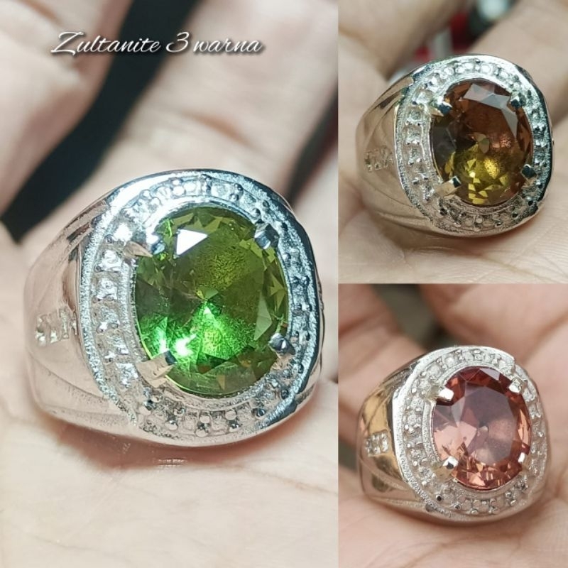 Cincin zultanite 3 warna