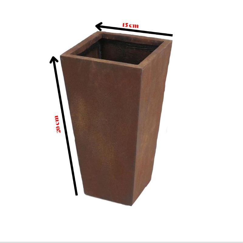 Pot bunga pot anggrek berbahan kayu mahoni minimalis cocok segala macam bunga