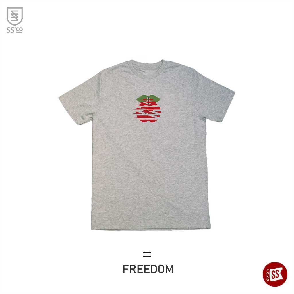 KAOS PRIAUNISEX VESPA SCOOTER CULTURE By RAVESPA || SOFT COMBED 24s || SS.CO MERCH “ FREDOOM “