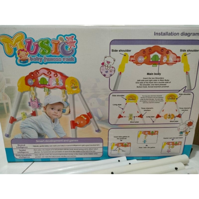 music baby fitness rack preloved