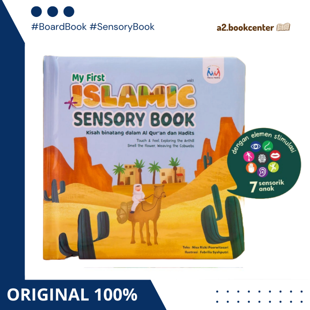 [ABC] READY My First Islamic Sensory Book Buku Sensori Anak Meccamedina Kids