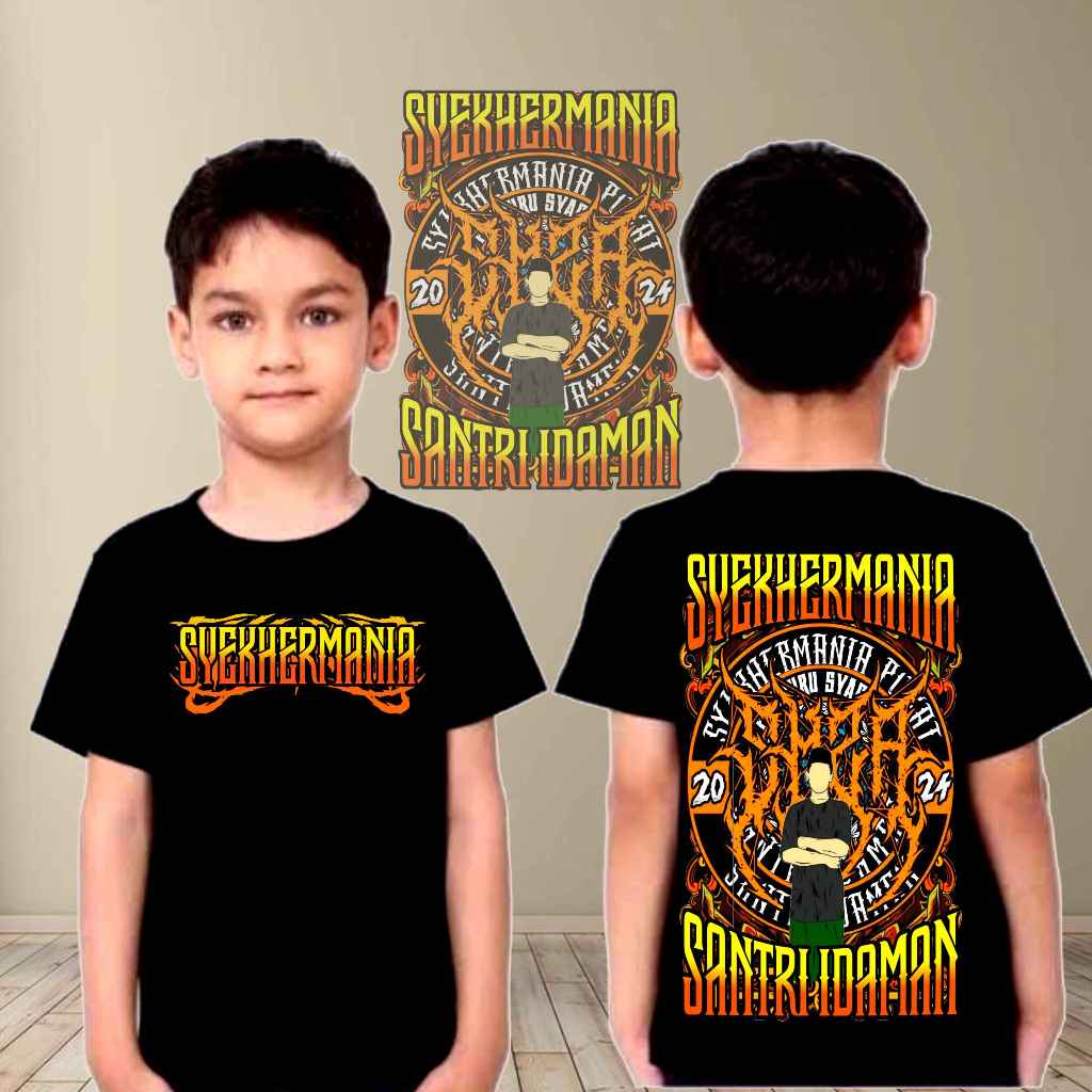 kaos syekermania santri idaman, kaos syekermania anak