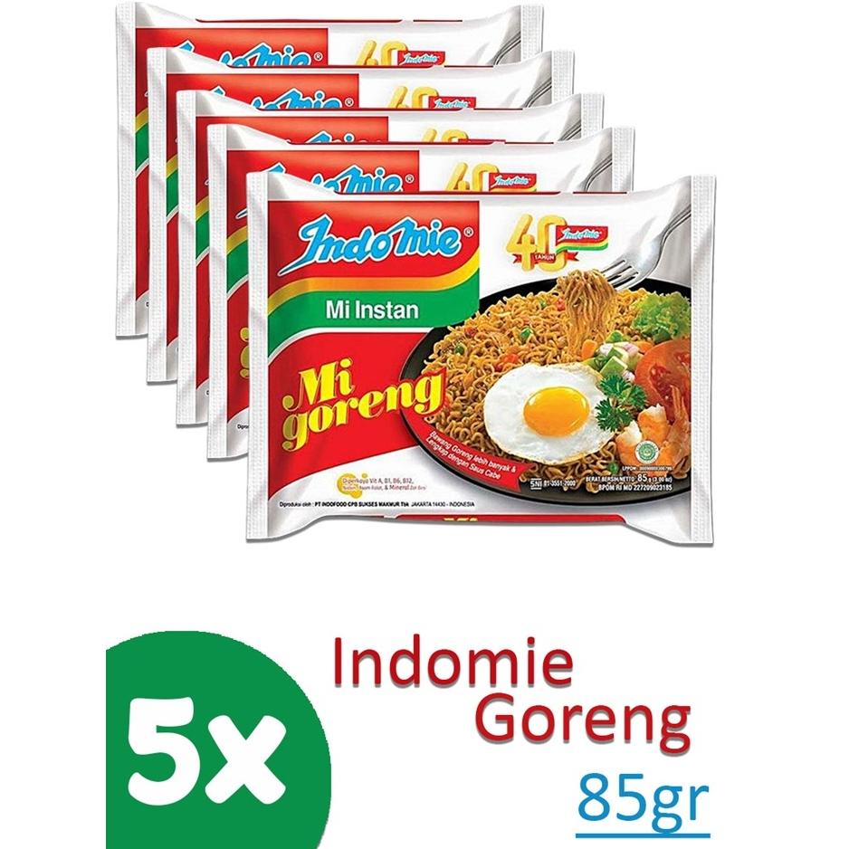 

Indomie Goreng 5pcs x 85gr