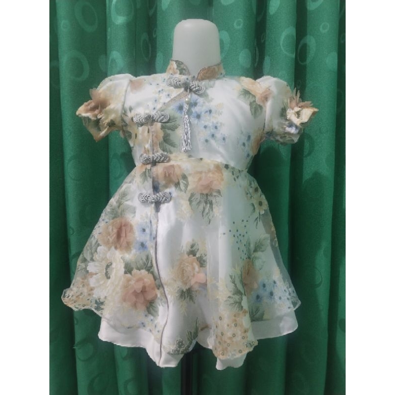 DRESS ANAK CINA / BAJU CHEONGSAM ANAK PEREMPUAN / DRESS BAYI DAN ANAK
