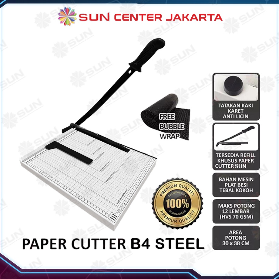 

Paling Murah Paper Cutter Folio F4 B4 Alat Potong Mesin Pemotong Kertas HVS Sticker Dos PVC ID Card Yellow Board Art Paper Vinyl Bontax Camel Kertas Foto A5 A4 F4 B4 Glossy Silky Glossy Photo Paper