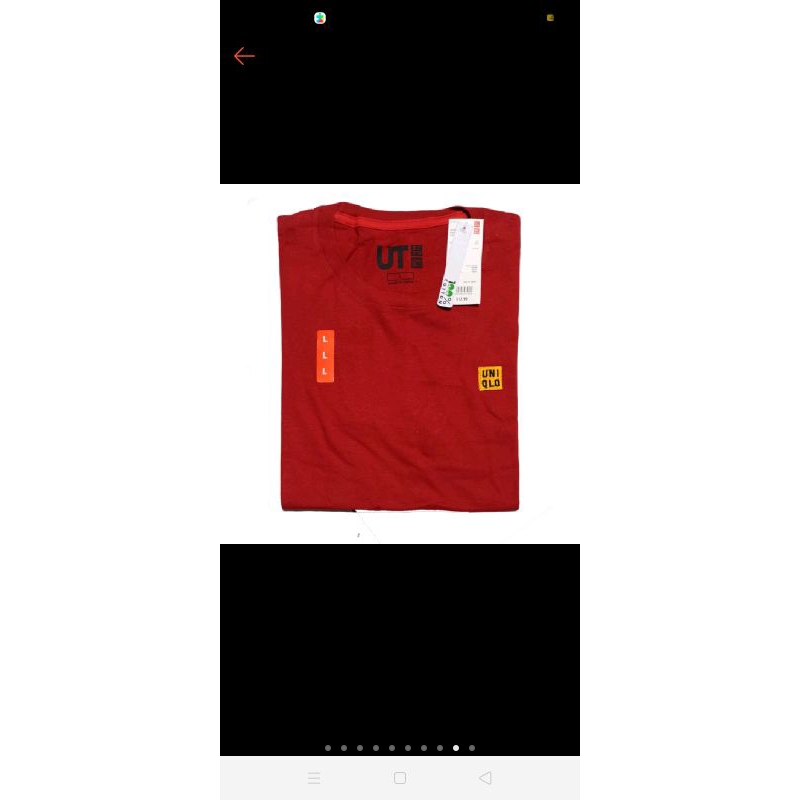 Kaos Uniqlo Full Tag Label