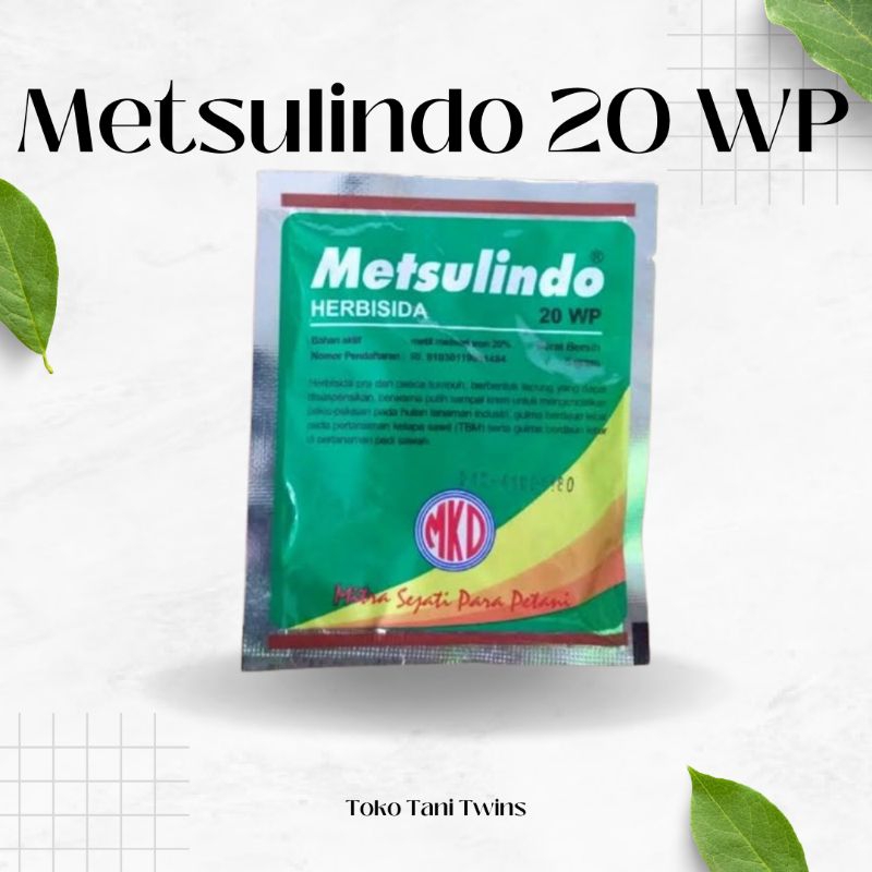 METSULINDO Herbisida padi 20 WP kemasan 5gr