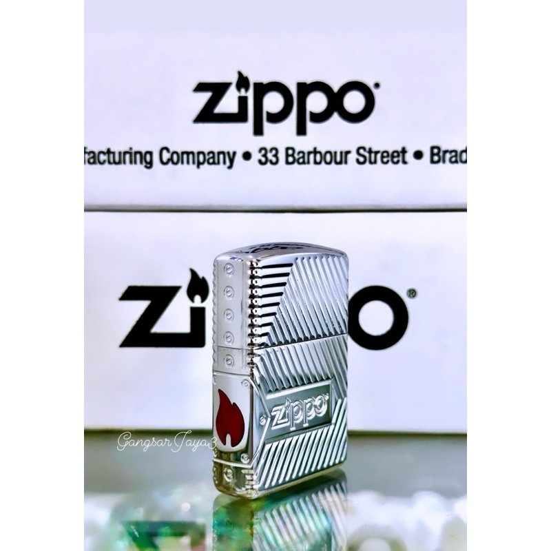 korek zippo original USA 29672 Zippo Bolts Design