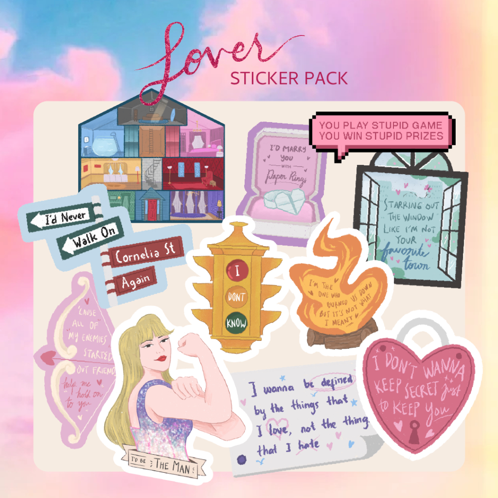 

Sticker Taylor Swift Lover WATERPROOF