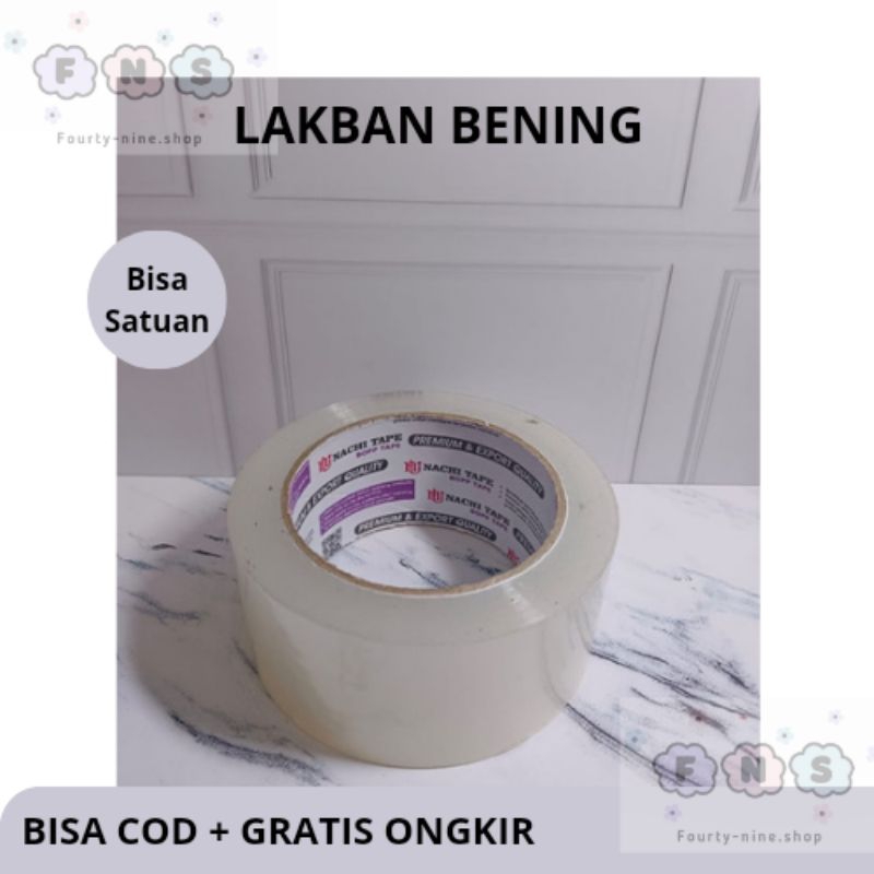 

Lakban Bening Isolasi Bening 45mm