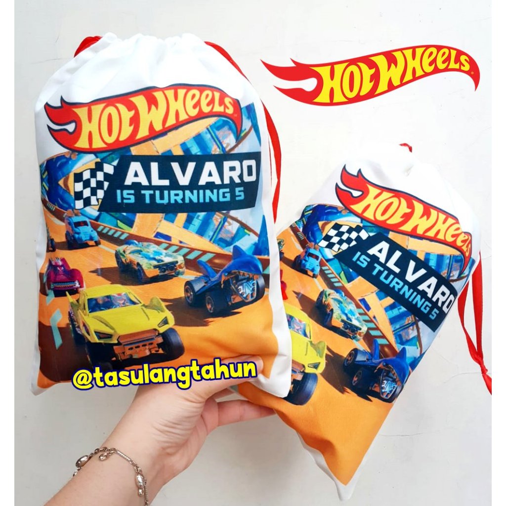 

Tas Ulang Tahun Anak RANSEL Souvenir Ultah GoodieBag Bingkisan Blacu BLAZE HOTWhEELS CARS MOBIL BALAP