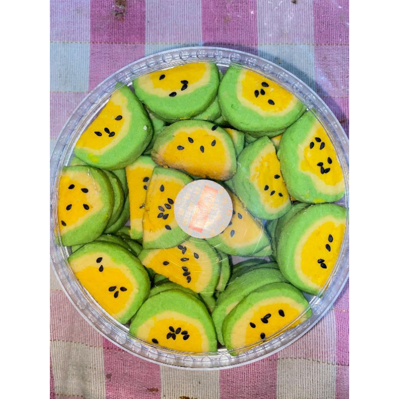 

wateer melon cookies | kue kering water melon