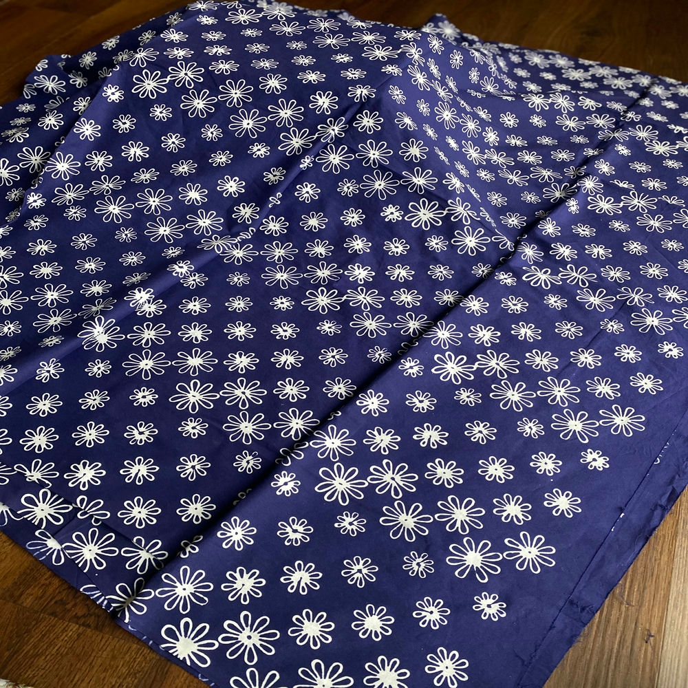 Kain Batik Motif Bunga Daisy