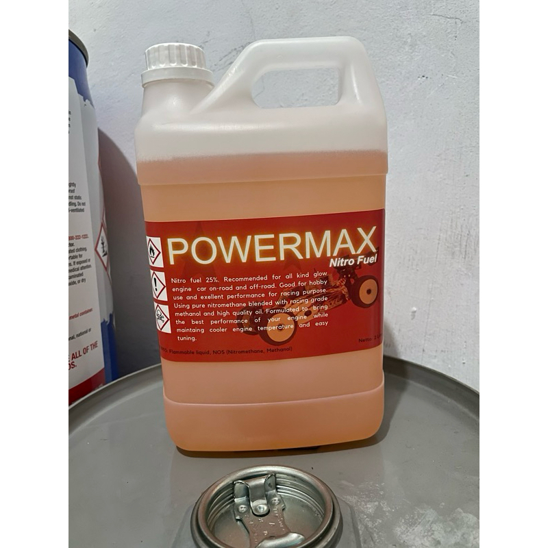Powermax Fuel RC Nitro 25% untuk mobil remote engine