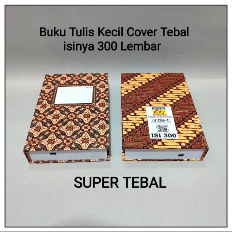 

1 Pcs Buku Oktavo Kecil 300 Lembar / Hard Cover/ Sampul Tebal