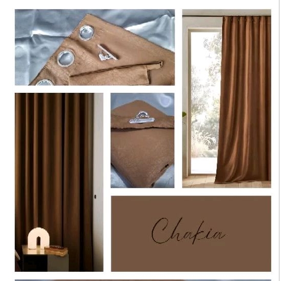 GORDEN BLACKOUT PREMIUM EMBOS COKLAT MUDA