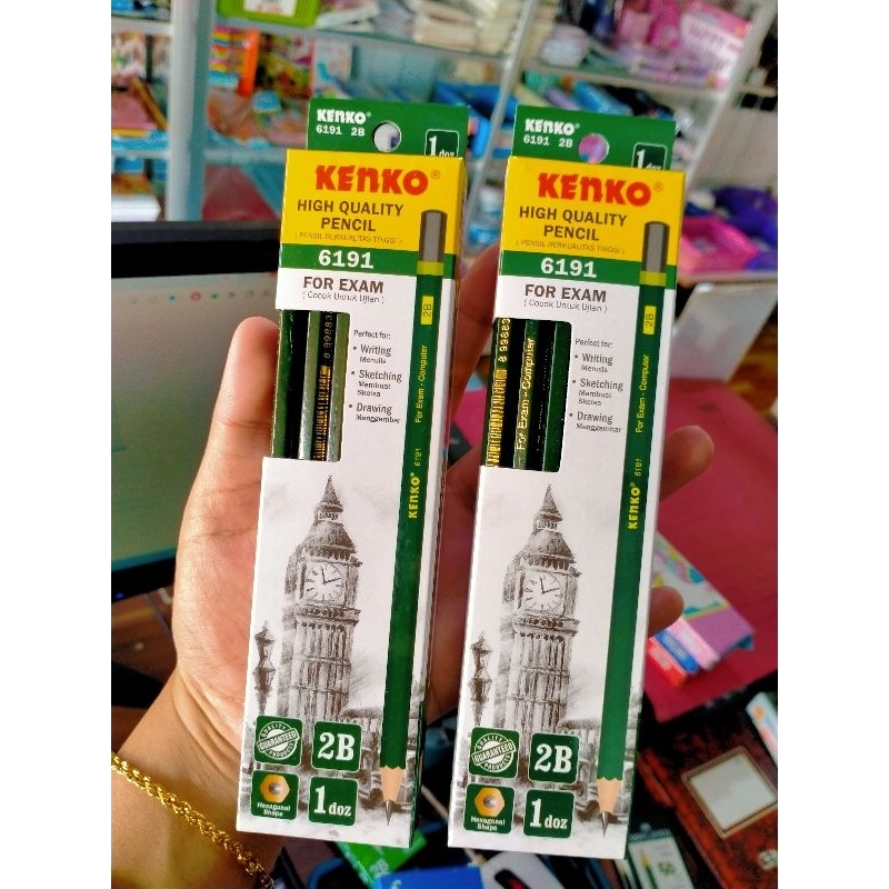 

PENSIL 2B KENKO 6191 hijau Lusinan